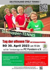 Read more about the article Tennis Tag der offenen Tür  / Deutschland spielt Tennis