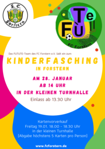 Read more about the article Kinderfasching des FC Forstern