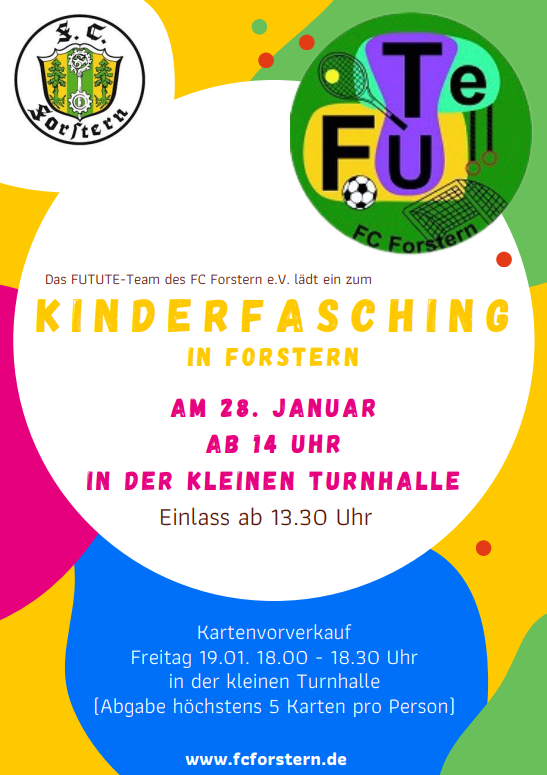 You are currently viewing Kinderfasching des FC Forstern