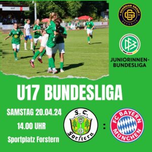 Letztes Heimspiel unserer U17 Juniorinnen Bundesliga